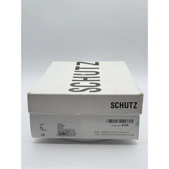 SCHUTZ Cadey-Lee Leather Stiletto Pumps Size 8.5B Womens 4" Heels New In Box - Picture 5 of 11